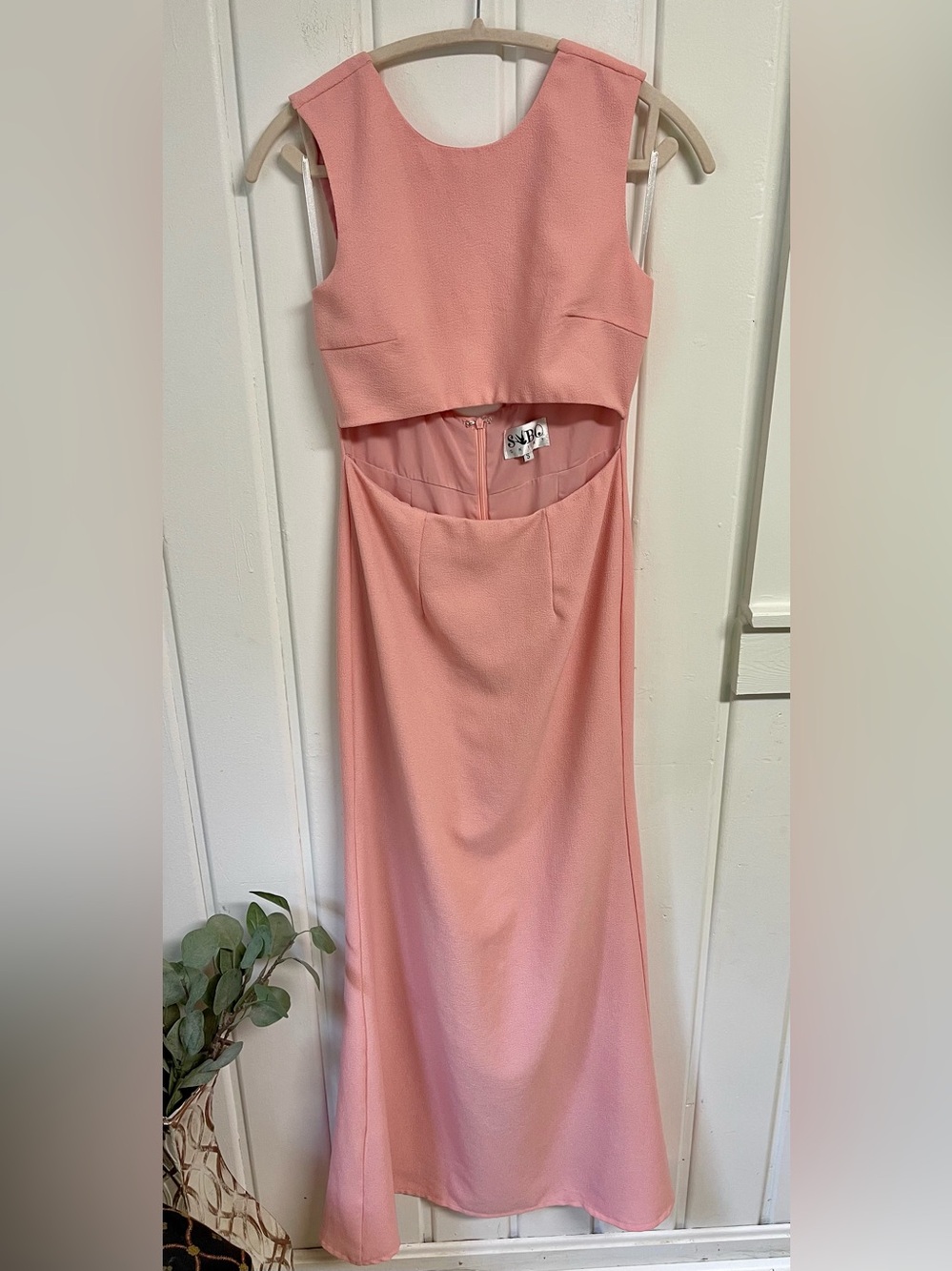 Sabo Skirt Peekaboo Waist Maxi Dress